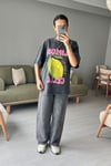 Oversize Renkli T-shirt