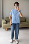 Sıfır Yaka Basic Tişört