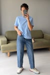 Sıfır Yaka Basic Tişört