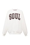 Soul İşlemeli Oversize Sweatshirt