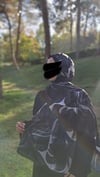 Alaca Desen Pamuklu Şal-Siyah
