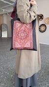 Bakır Etnik Kilim Desen Bez Çanta