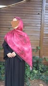 Duman Desen Pamuklu Şal-Bordo