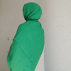 Düz Pamuklu Şal-Benetton Yeşili