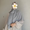 Düz Pamuklu Şal-Gri