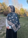 Kilim Desen Pamuklu Soft Şal-Orman Yeşili