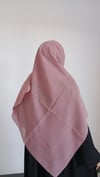 Pamuklu Düz Büyük Boy Eşarp-Pudra