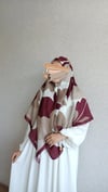 Vera Desen Pamuklu Eşarp-Bordo