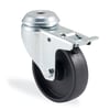 Kama / 1700 MMB 075 F18 / 75 mm Çaplı Delikli Moblen (PP) Burçlu Frenli Döner Teker