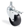 Kama / 1701 MMB 050 F18 3/8 / 50 mm Çaplı Cıvatalı Moblen (PP) Burçlu Frenli Döner Teker