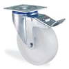 Kama / K3302 MMB 150 F18 / 150 mm Çaplı Tablalı Moblen (PP) Burçlu Frenli Döner Teker