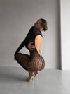 Serpentina Lace Vücut Çorabı