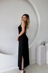 ÇİFT YIRTMAÇLI MODAL ELBİSE