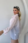 ÇİZGİLİ İPK GÖMLEK PEMBE