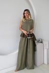 GARNİLİ MODAL BLUZ PANTOLON TAKIM
