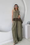 GARNİLİ MODAL BLUZ PANTOLON TAKIM
