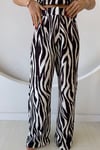 KAHVE ZEBRA DESENLİ TAKIM