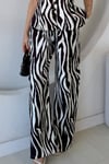 KAHVE ZEBRA DESENLİ TAKIM