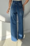 KEMERLİ LİKRALI KOT PANTOLON