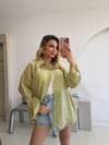 OVERSİZE İPEKSİ LYOCELL GÖMLEK ADAÇAYI