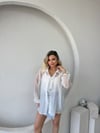 OVERSİZE İPEKSİ LYOCELL GÖMLEK EKRU