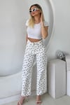 PUANTİYELİ CULOTTE KOT PANTOLON
