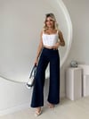 YANDAN FERMUARLI FULL LİKRALI KOT PANTOLON