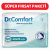 Dr.Comfort Yatak Koruyucu Örtü 60cm x 90cm 30'lu  - 120 Adet
