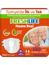 Freshlife Belbantlı Yetişkin Hasta Bezi Xlarge (Ekstra Büyük) Boy - 120 Adet