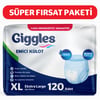 Giggles Emici Külot Yetişkin Hasta Bezi XLarge (Extra Büyük) Boy - 120 Adet