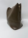 ŞTM Süet Deri Kadın Salaş Kol Askılı Çanta Vizon