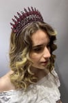 Antrasit Füme Henna Model Gelin Kına Tacı