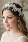 Gelin Tacı Kristal Taşlı El Yapımı Lüks Gelin Saç Aksesuarı Nişan Ve Nikah Tacı