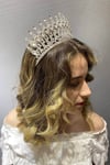 Gümüş Renk Henna Model Gelin Kına Tacı