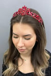 Kırmızı Gelin Kına Tacı