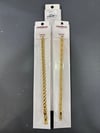 Lüks Seri Gold Kaplama Çelik H-Model & Greka Bileklik - Kararmaz 316L