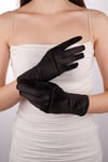 Saten Likrali Gelin Eldiveni 29 Cm Dans & Opera Kostüm Eldiveni