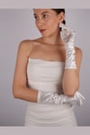Saten Likrali Gelin Eldiveni 37 Cm Dans & Opera Eldiveni