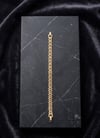Toptan 316L Çelik Gold Dikey Baget Zirkon Taşlı Modern Kadın Bileklik