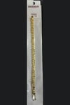 Toptan 316L Çelik Gold Dikey Baget Zirkon Taşlı Modern Kadın Bileklik