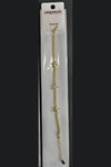 Toptan 316L Çelik Gold Dikey Baget Zirkon Taşlı Modern Kadın Bileklik