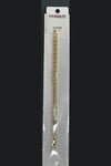 Toptan 316L Çelik Gold Dikey Baget Zirkon Taşlı Modern Kadın Bileklik