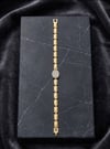 Toptan 316L Çelik Gold Sallantılı Baget Taşlı Minimalist Kadın Bileklik