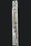 Toptan 316L Çelik Gold Sallantılı Kalp ve Kutup Yıldızı Figürlü Charm Bileklik