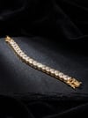 Toptan 316L Çelik Gold Tiffany Model Geçmeli Halkalı Kadın Bileklik