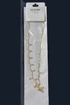 Toptan  Gold Baget Zirkon Taşlı Minimalist Kolye