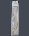 Toptan Gold Baget Zirkon Taşlı Minimalist Kolye