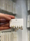 Toptan Zirkon Taşlı 6'lı Karma Set Çelik Küpe – Kelebek ve Çiçek Figürlü