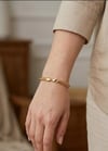 Xuping Toptan Kral Zincir Model Gold Kaplama Unisex Bileklik