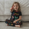 Çocuk Baskılı Siyah Renk 2'li Takım CB1051